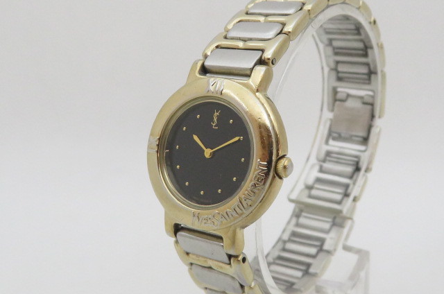 1円～【動作品】YSL イヴサンローラン 2200-229789Y クォーツ