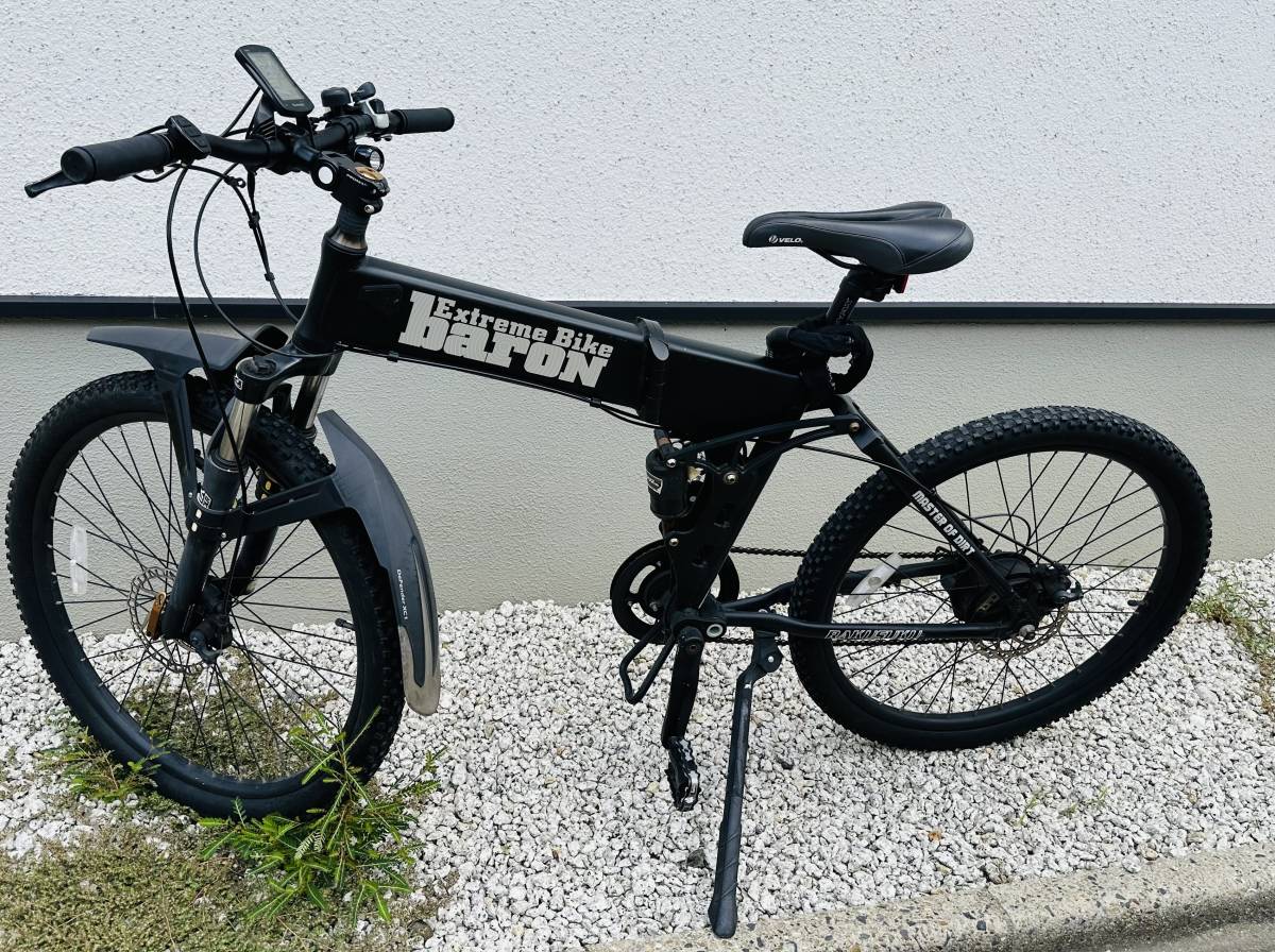 Eバイク 電動アシスト自転車 26インチ 7速 折りたたみ 電動 マウンテン 