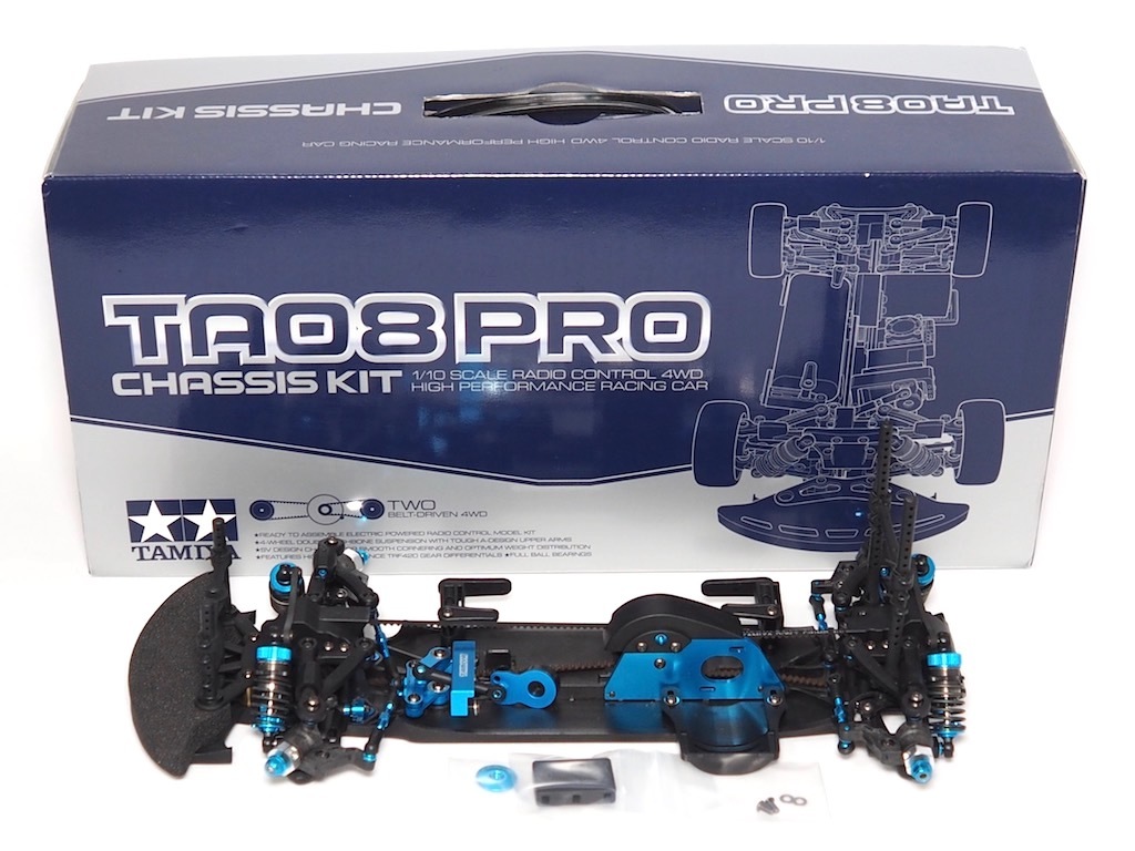 ゆうパック100/同梱不可】タミヤ TA08PRO、OPパーツ多数搭載!!、1/10