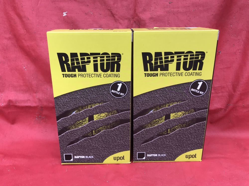 U-POL製のRAPTOR LINER ブラック 2L セット ラプターライナー ブラック