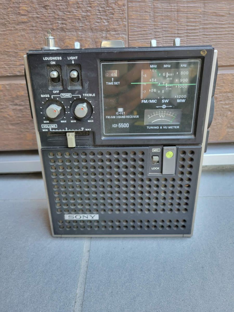 SONY ICF-7600DS PLL シンセサイザー レシーバー WORLD バンド ラジオ