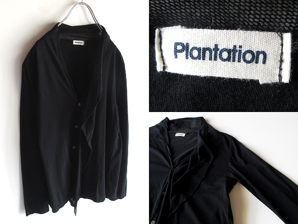 Plantation Plantation プランテーション 製品染 アシンメトリー