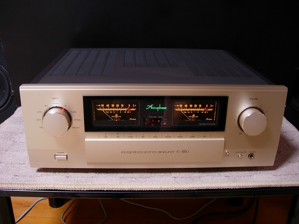 ☆Accuphase/アキュフェーズ プリメインアンプ E-480 令和8年1月まで