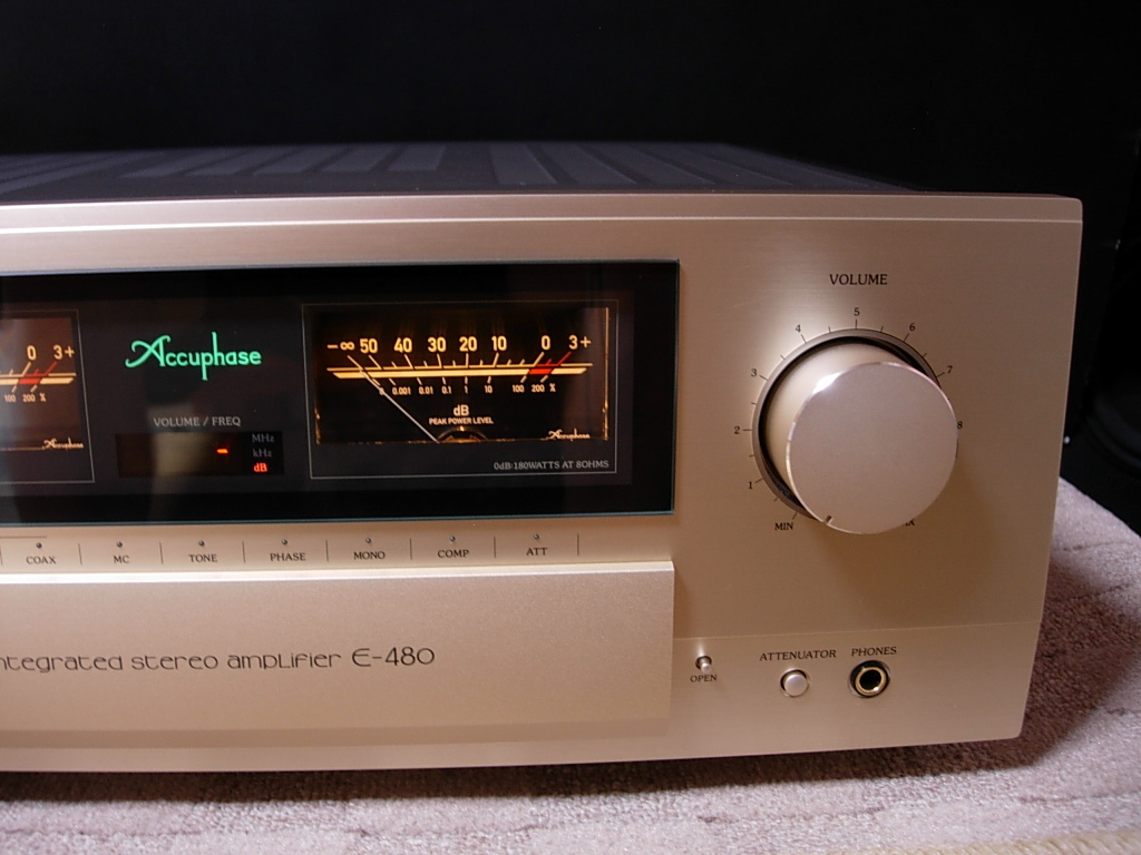 ☆Accuphase/アキュフェーズ プリメインアンプ E-480 令和8年1月まで