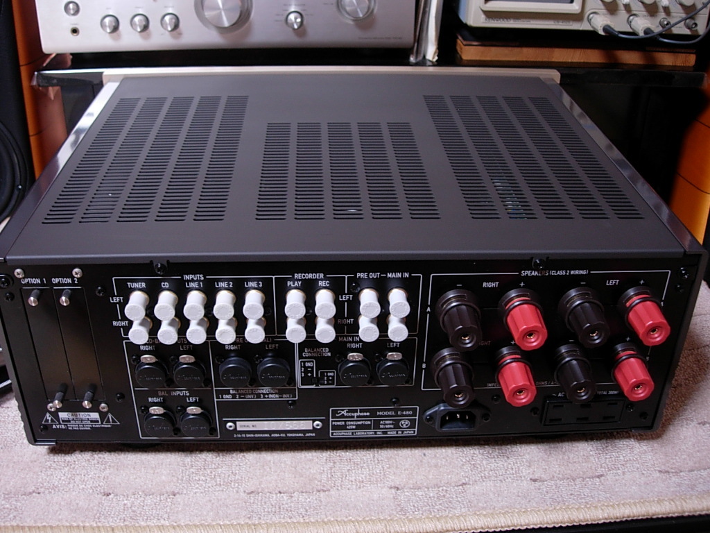☆Accuphase/アキュフェーズ プリメインアンプ E-480 令和8年1月まで