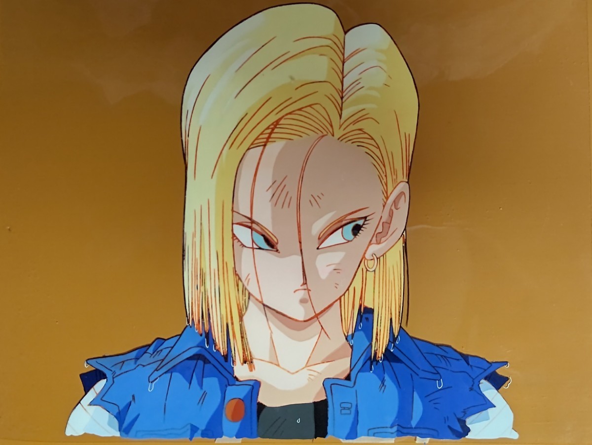 ドラゴンボールZ 18号 背景付セル画1(ドラゴンボール)｜売買された