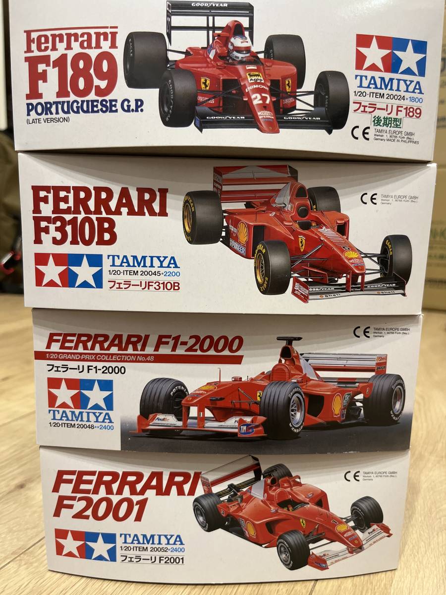タミヤ 1/20 F1プラモデル 8台セット 1⁄20 Tamiya F1 プラモデル 3点