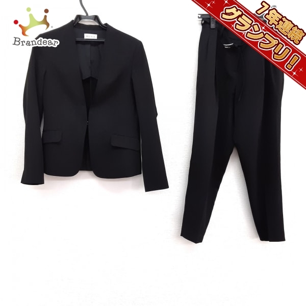 プラステ PLS+T(PLST) レディースパンツスーツ - 黒 レディース レディーススーツ