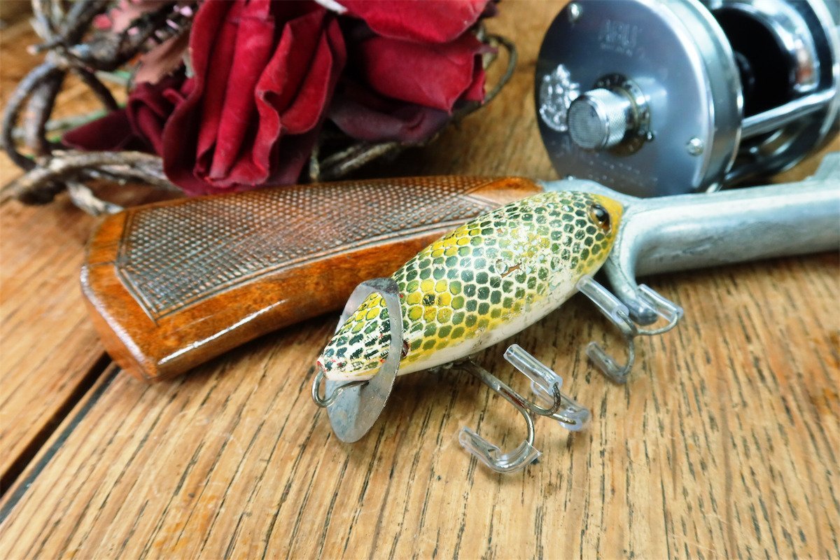 1900 HEDDON CRAB WIGGLER オールドウッドルアー / ABU RECORD 道楽 