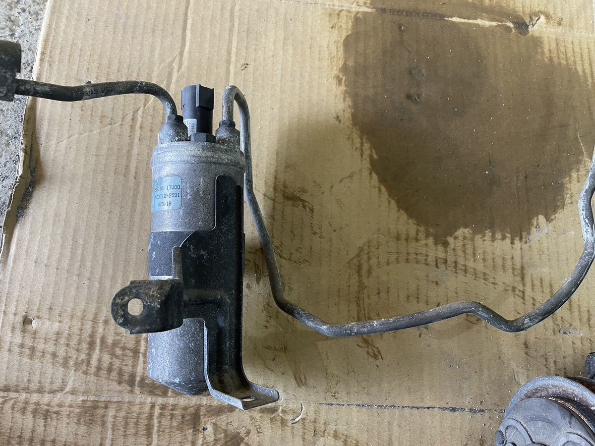 S14 シルビア 前期 ターボ 5MT 純正 エアコン コンプレッサー 配管 S13