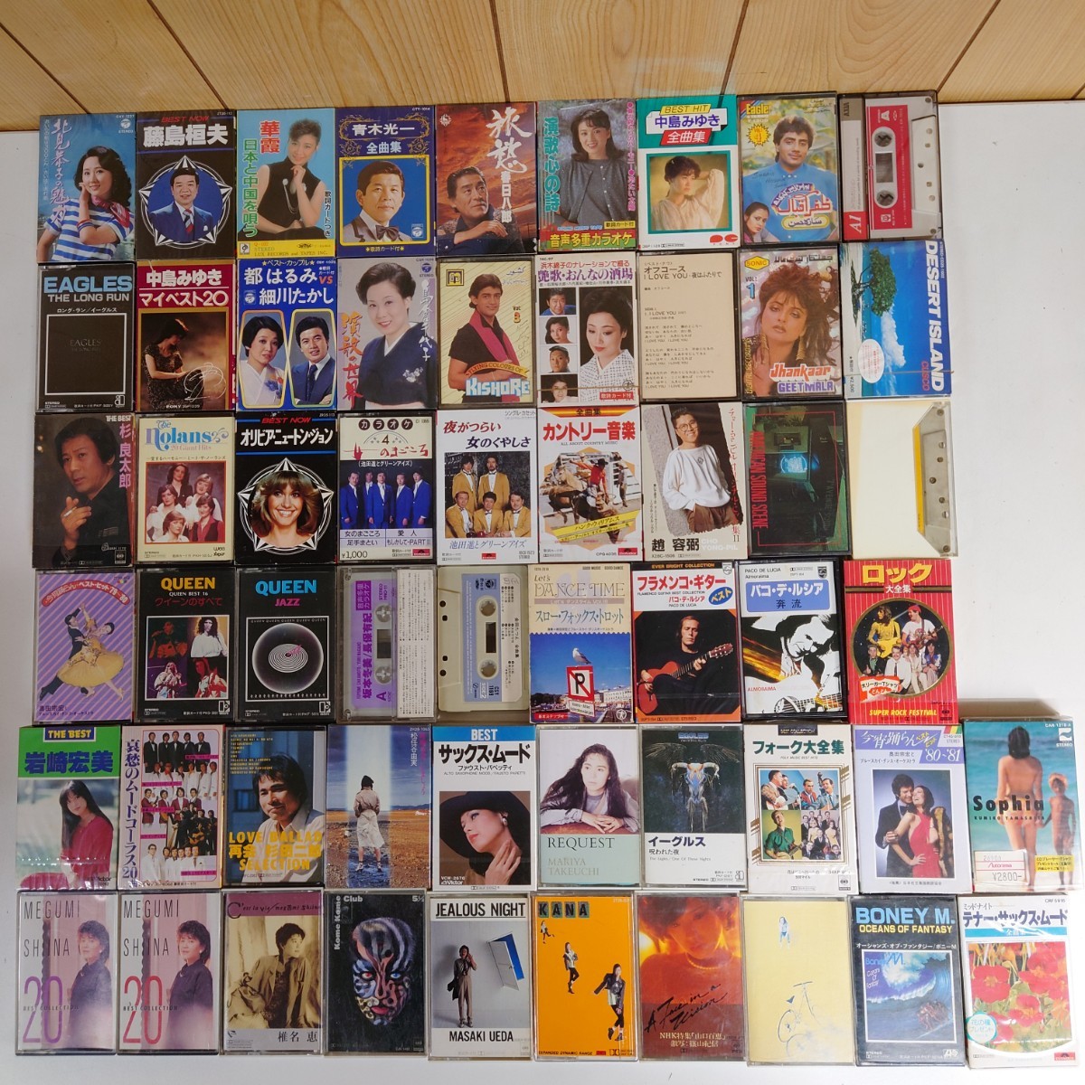 みらです 1円~【コレクター放出品】演歌 歌謡曲 洋楽 等 カセットテープ まとめ