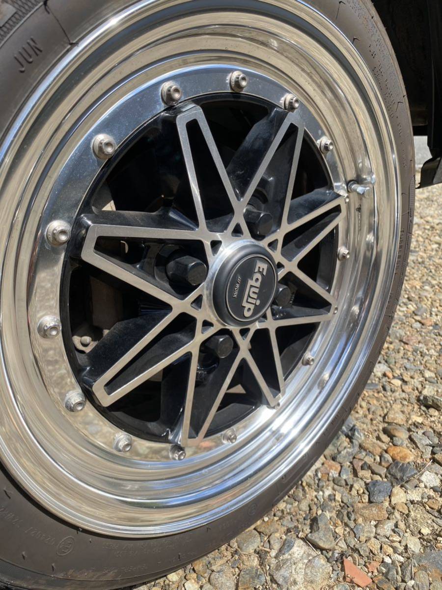 エクイップ WORK 14インチ 114.3 ワーク EQUIP 旧車 03 work 4h 6.5j 2本