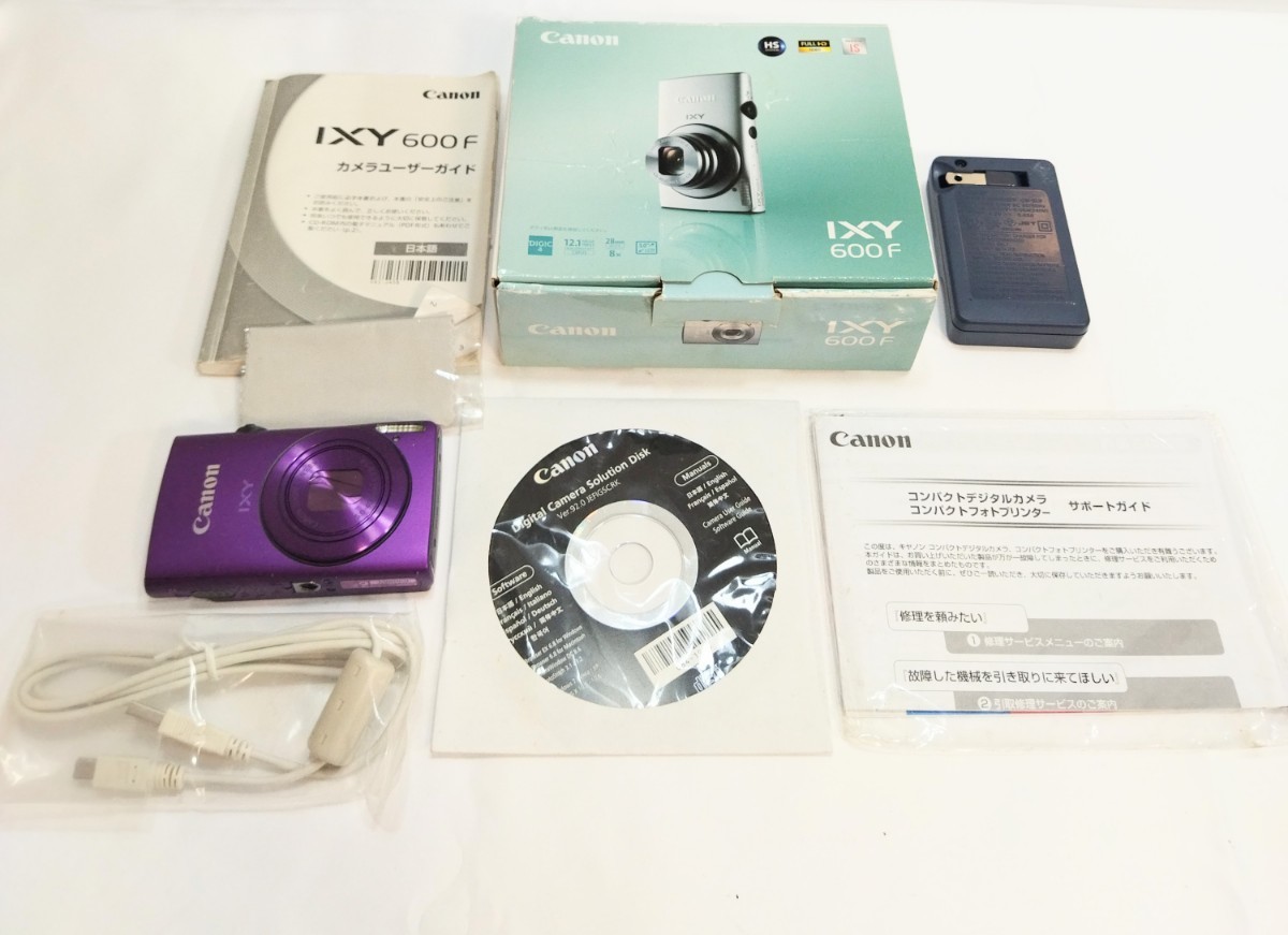 Canon IXY 600F パープル キヤノン PC1676 スマホ転送OKキャノン 価格