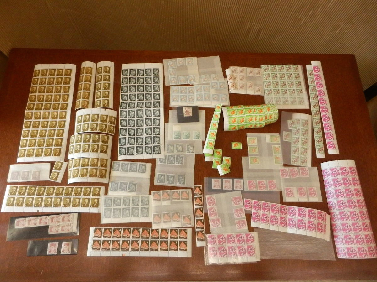 □【未使用品】切手 バラ & シート まとめ セット 額面37，635円分□/A