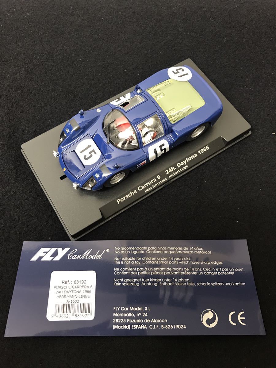 ●フライ カーモデル スロットカー『ポルシェ カレラ６ 24h. デイトナ 1966』Porsche Carrera 24h. Daytona 1966 