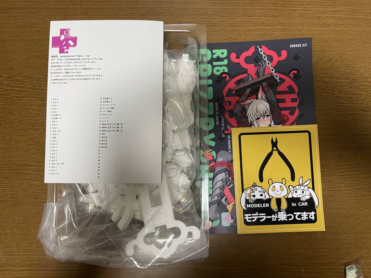 ガレージキット グリズリーパンダ お仕置き阿賀野 未完成品(ゲーム