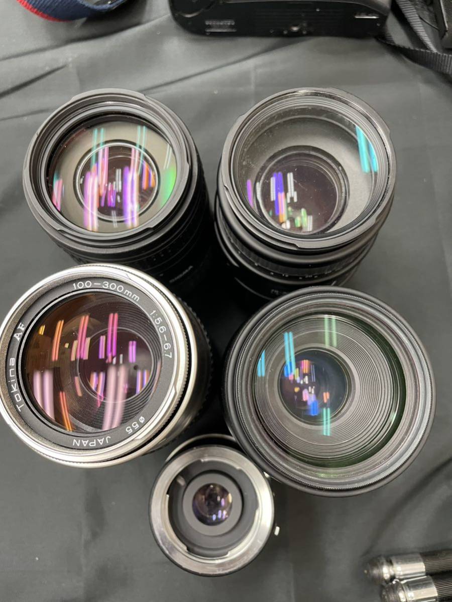ジャンク カメラ レンズ まとめ Canon オリンパス ペンタックス MINOLTA 他