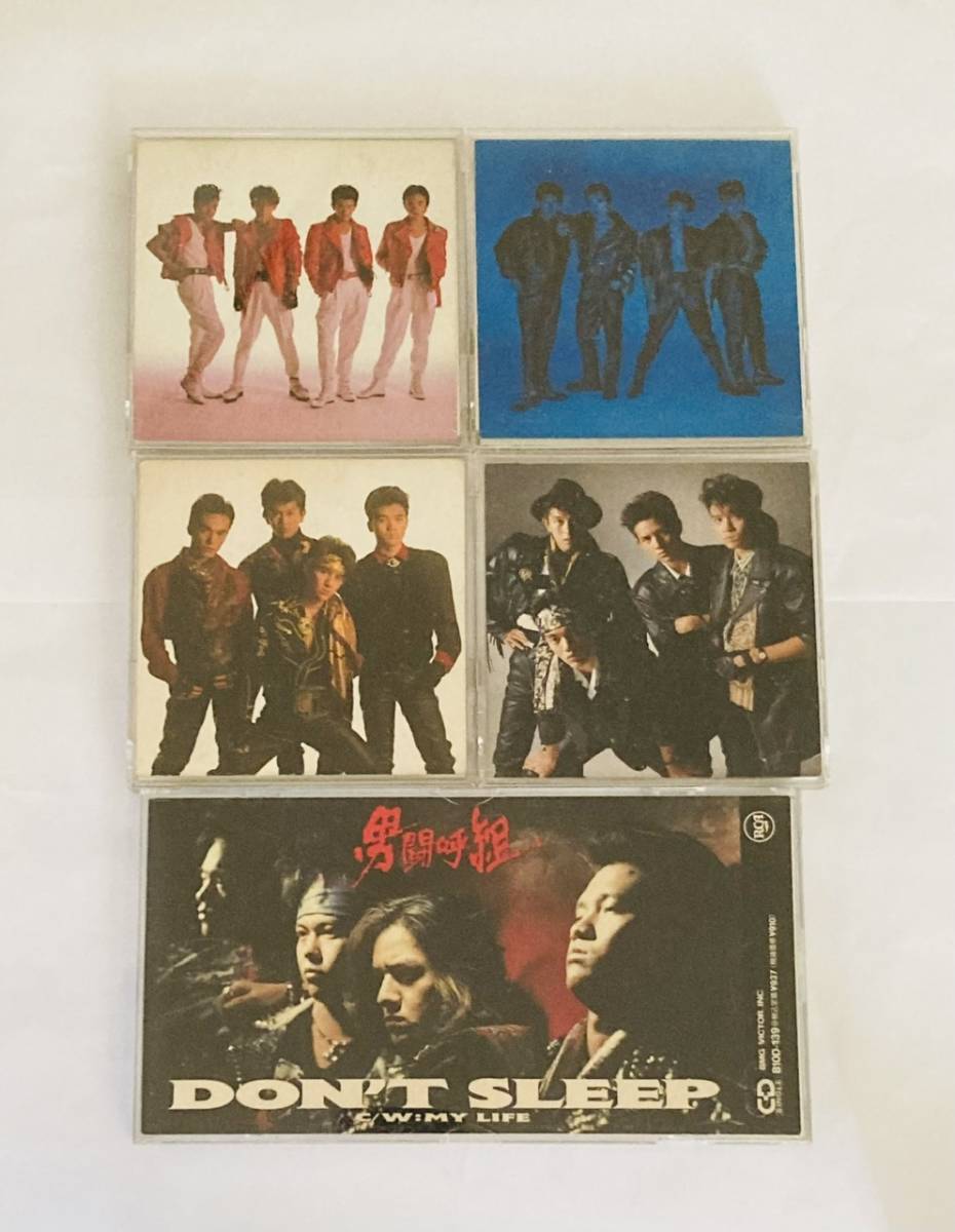 男闘呼組 8cm シングル CD 中古 5枚セット DAYBREAK 秋 タイムゾーン DONT’ SLEEP Midnight Train 第二章 追悼の挽歌 LONLY MY LIFE