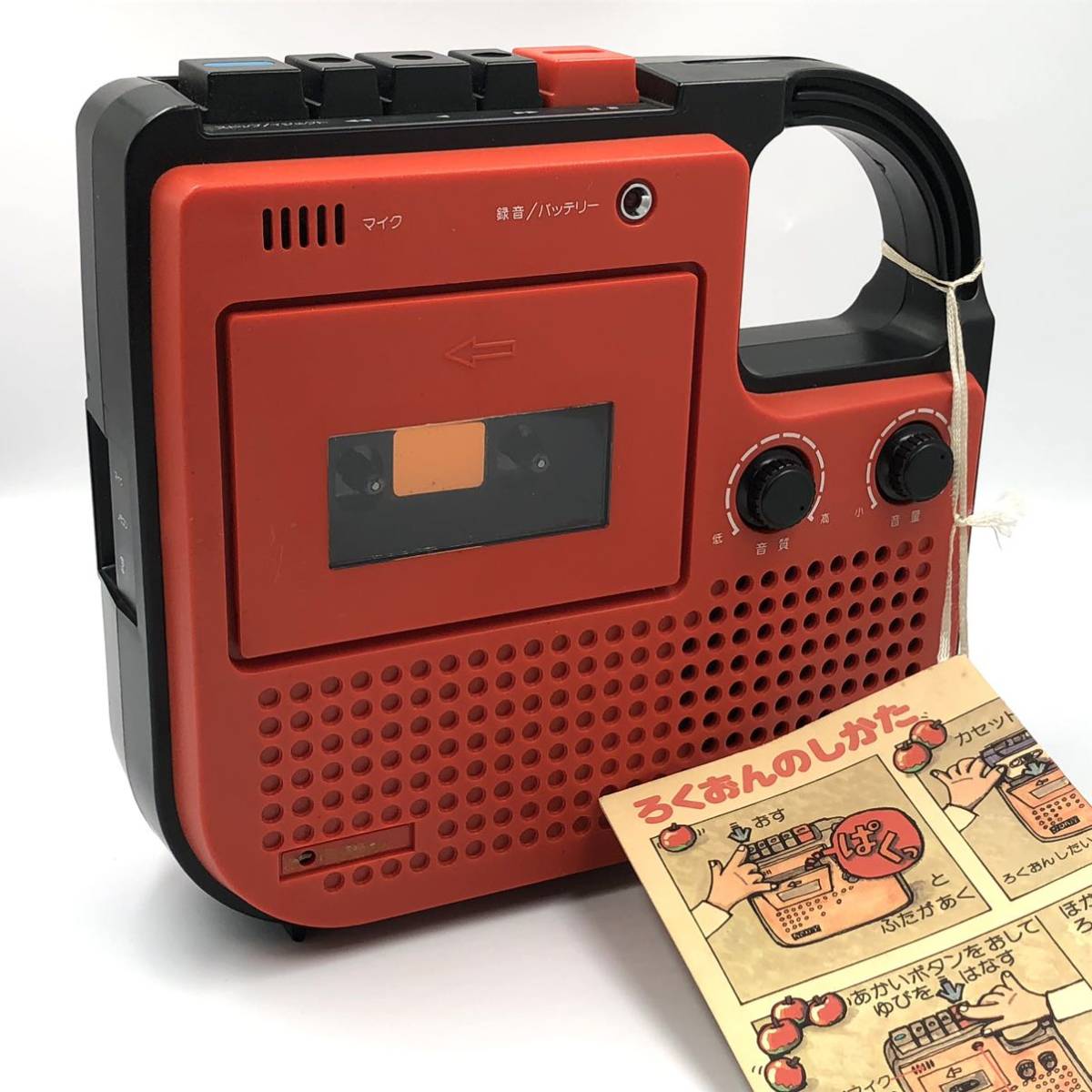 カセットコーダー TC-1210 - メルカリ ジャンクSONY 赤 レッド ソニー