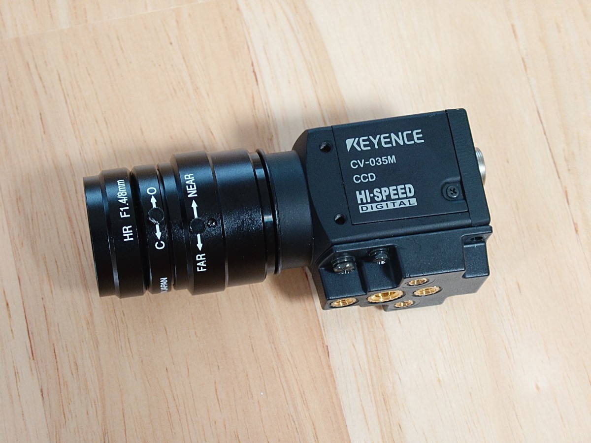 KEYENCE キーエンス CV-035M デジタル倍速カメラ F1，4/8mm 動作品 CV
