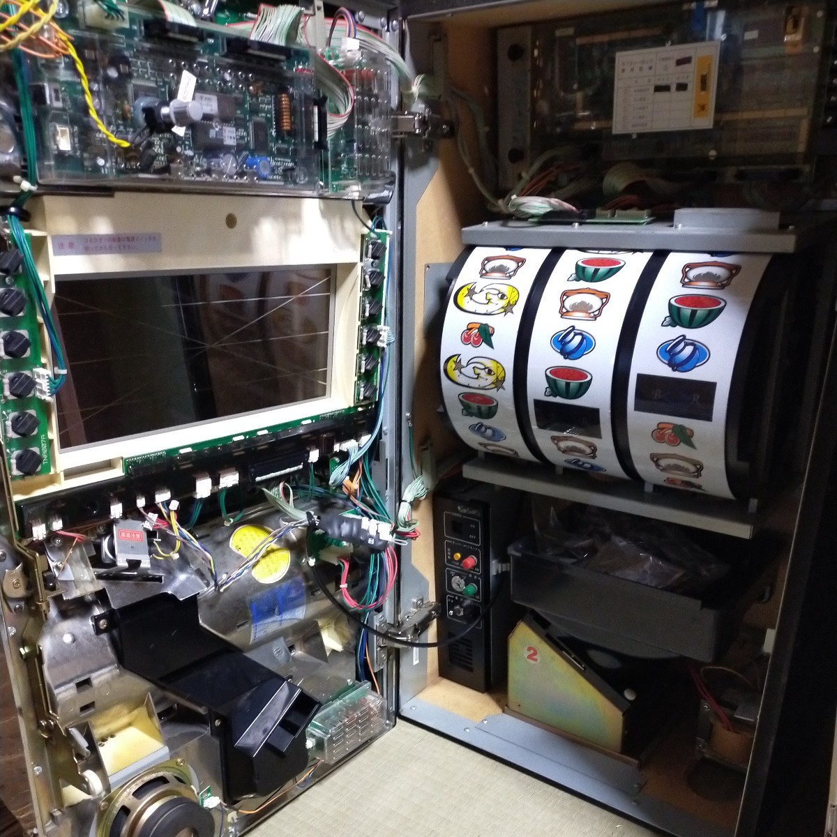 希少】山佐 4号機 パチスロ実機 実機 ナイツ Nights カラーLED良好 