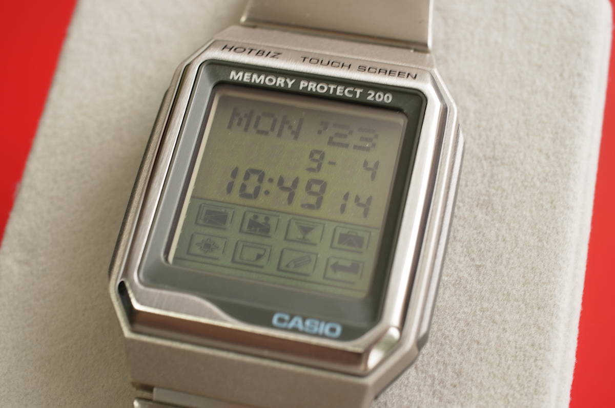 【希少】 【CASIO】 VDB-2000 データバンク デジタル腕時 CASIO ホットビズ VDB-2000 データバンク ヴィンテージ