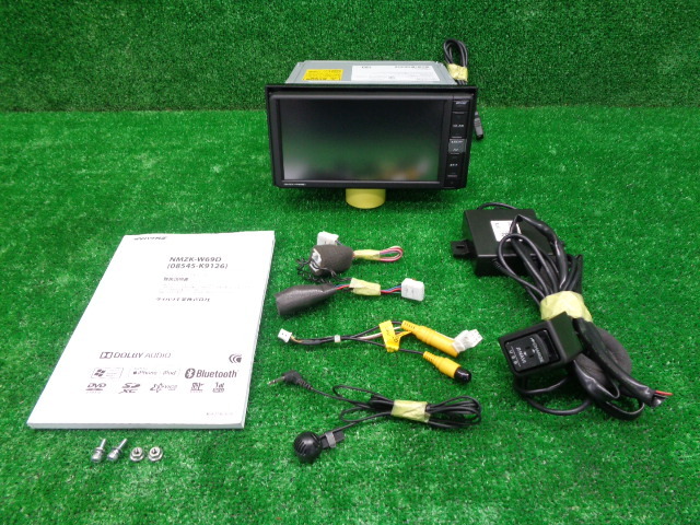美品!! ダイハツ 純正 オプション ケンウッド メモリー ナビ NMZK-W69D 
