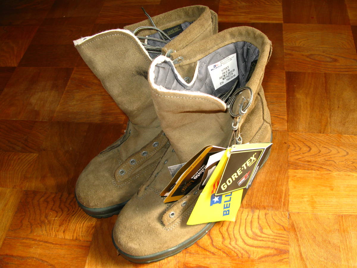 米軍放出品 BELLEVILLE 675ST USAF GORE-TEX ブーツ サイズUS9(27cm