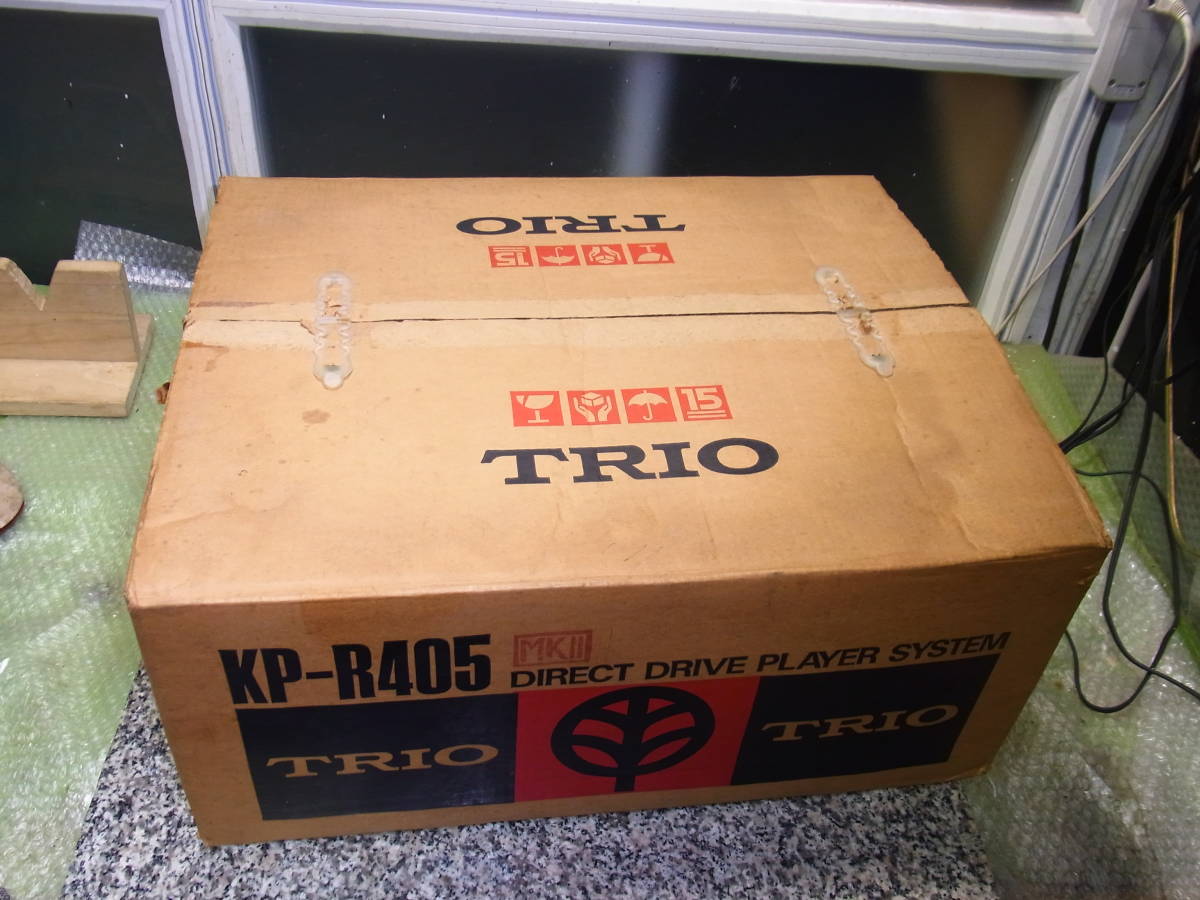 元箱付き TRIO KP-R405 MK2 TRIO ターンテーブル トリオ 0 kg デジタル
