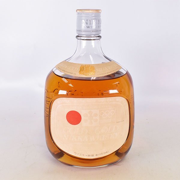 大阪府内発送限定★ニッカ G&G 札幌 1972 冬季オリンピック ★特級 ※ 760ml 43% ウイスキー ゴールド＆ゴールド NIKKA I100103