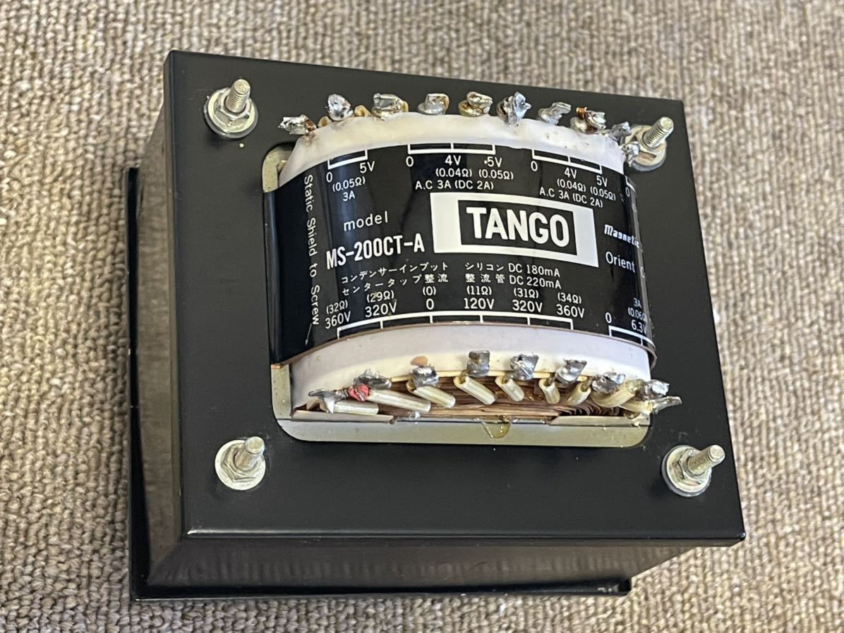 タンゴ MS-200CT-A TANGO - 電源トランス Yahoo!オークション MS 管球