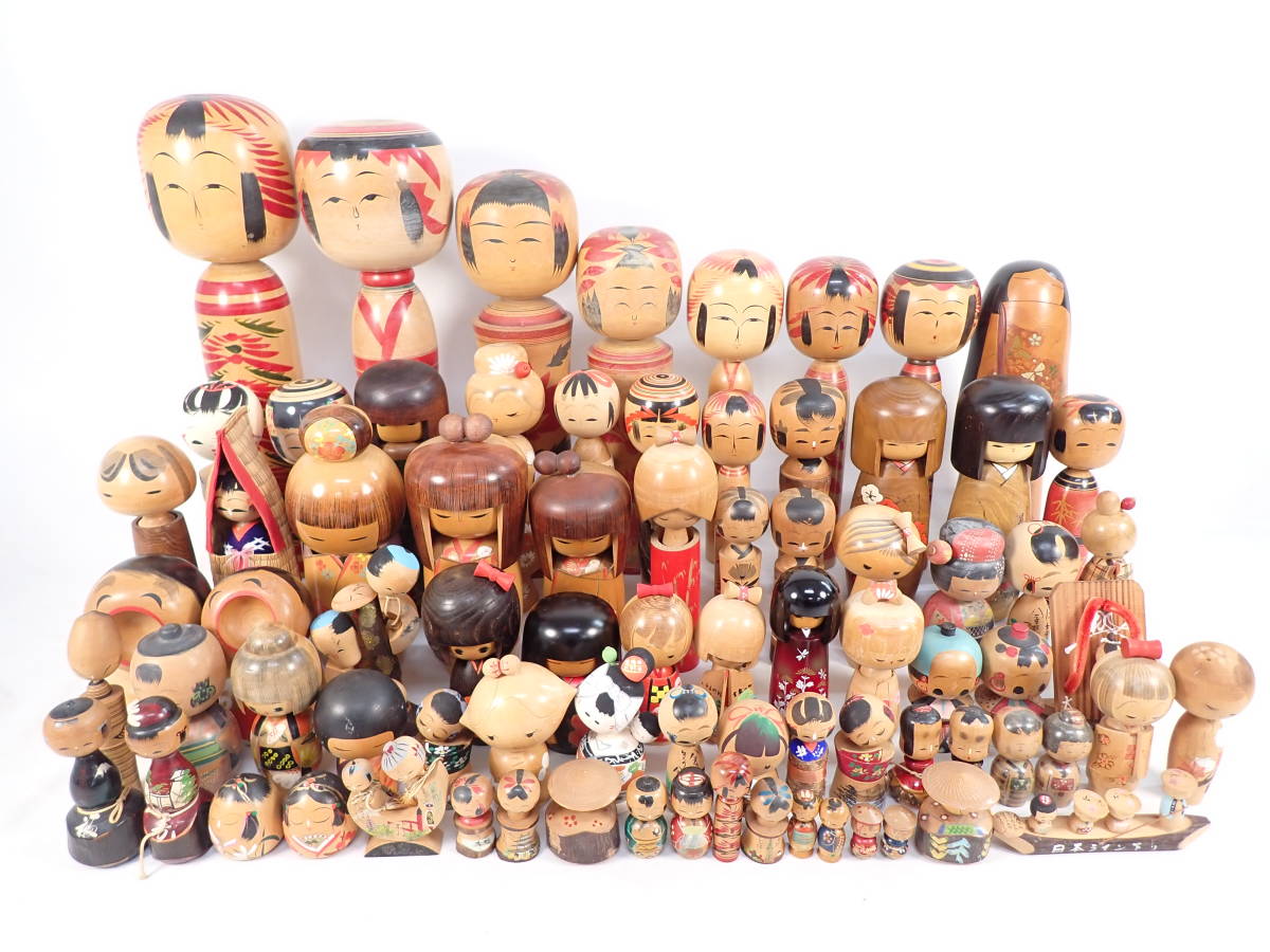 ☆ 林 貴俊作「石巻こけし アフロヘア- 工房のみの販売 少数限定作品」 9cm