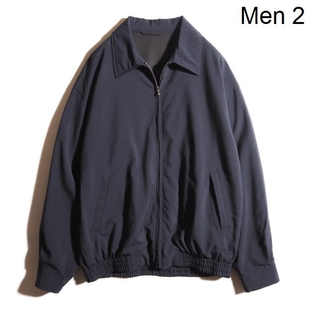 23SS comoli コモリ ウールスイングトップネイビー2