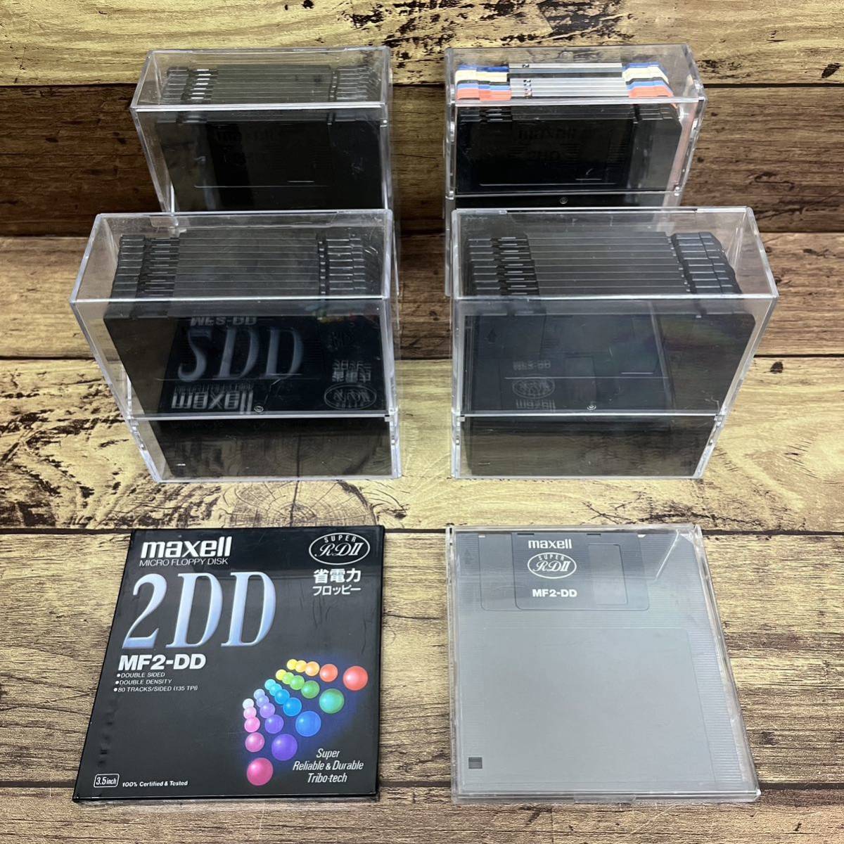 maxell SONY TDK TEIJIN 3.5型 2HD 2DD フロッピーディスク 45枚セット 
