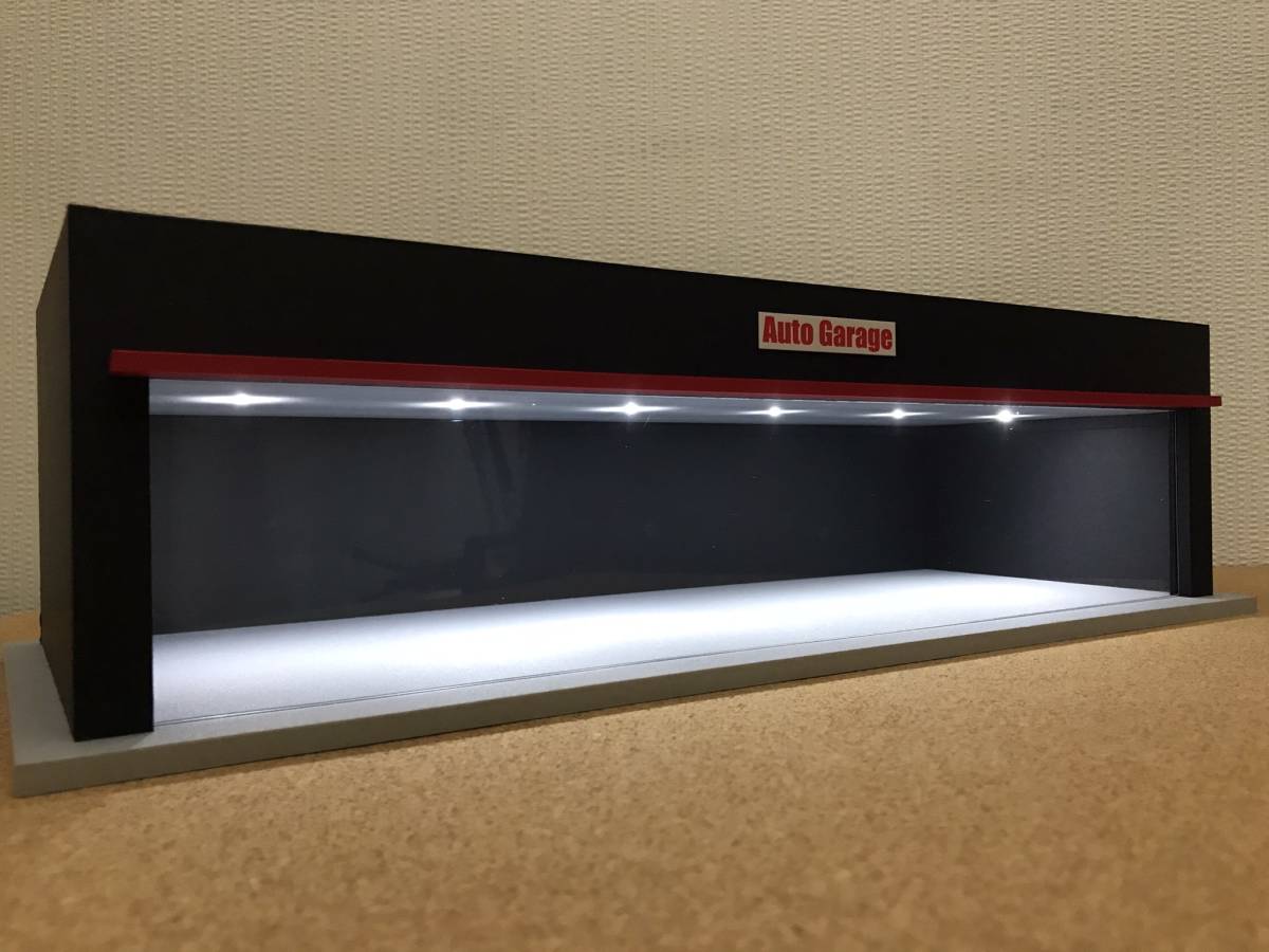 ミニカー専用ジオラマ：1/43 ディスプレイケース（ガレージタイプ