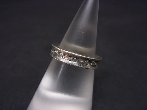 1円 TIFFANY＆Co. ティファニー 1837 ナロー SV925 リング 指輪 アクセサリー 約7号 レディース メンズ シルバー系 AM2194