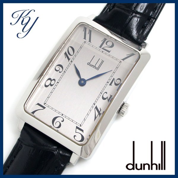 1円～ 磨き済み 本物 人気 dunhill ダンヒル センテナリー 革ベルト 手巻き メンズ 時計