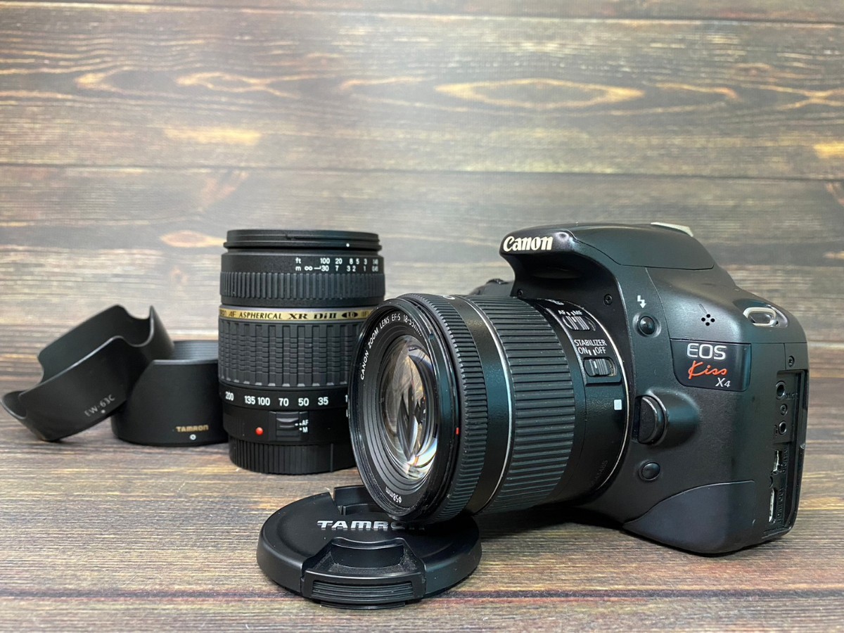 Canon キヤノン EOS Kiss X4 ダブルレンズセット デジタル一眼レフ 