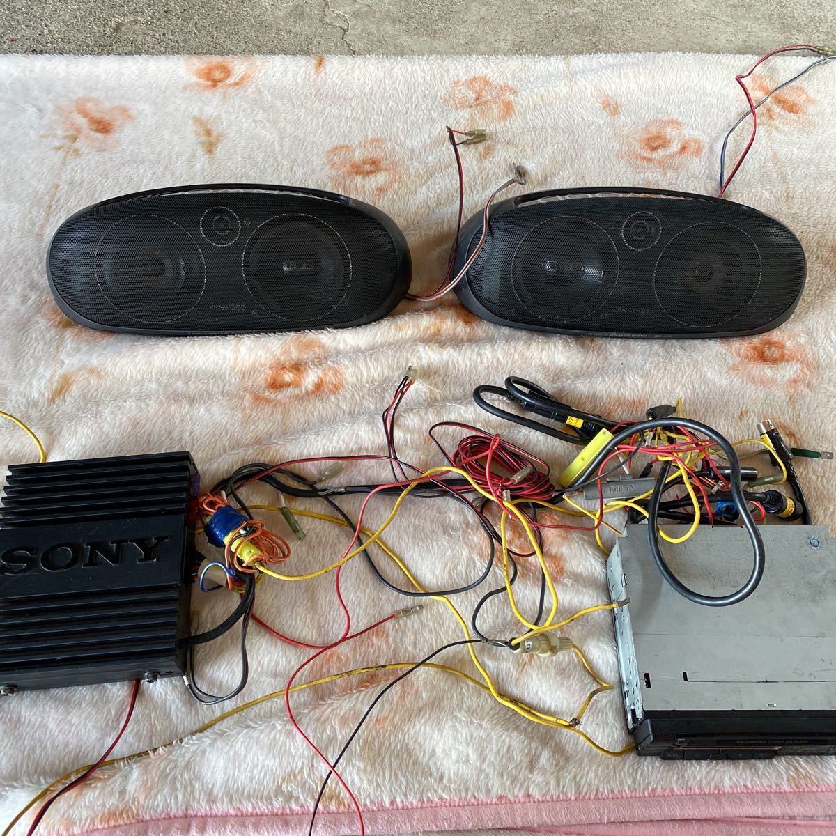 KENWOOD KSC-440 置きスピーカー 動作未確認 当時物の入札履歴 - 入札 