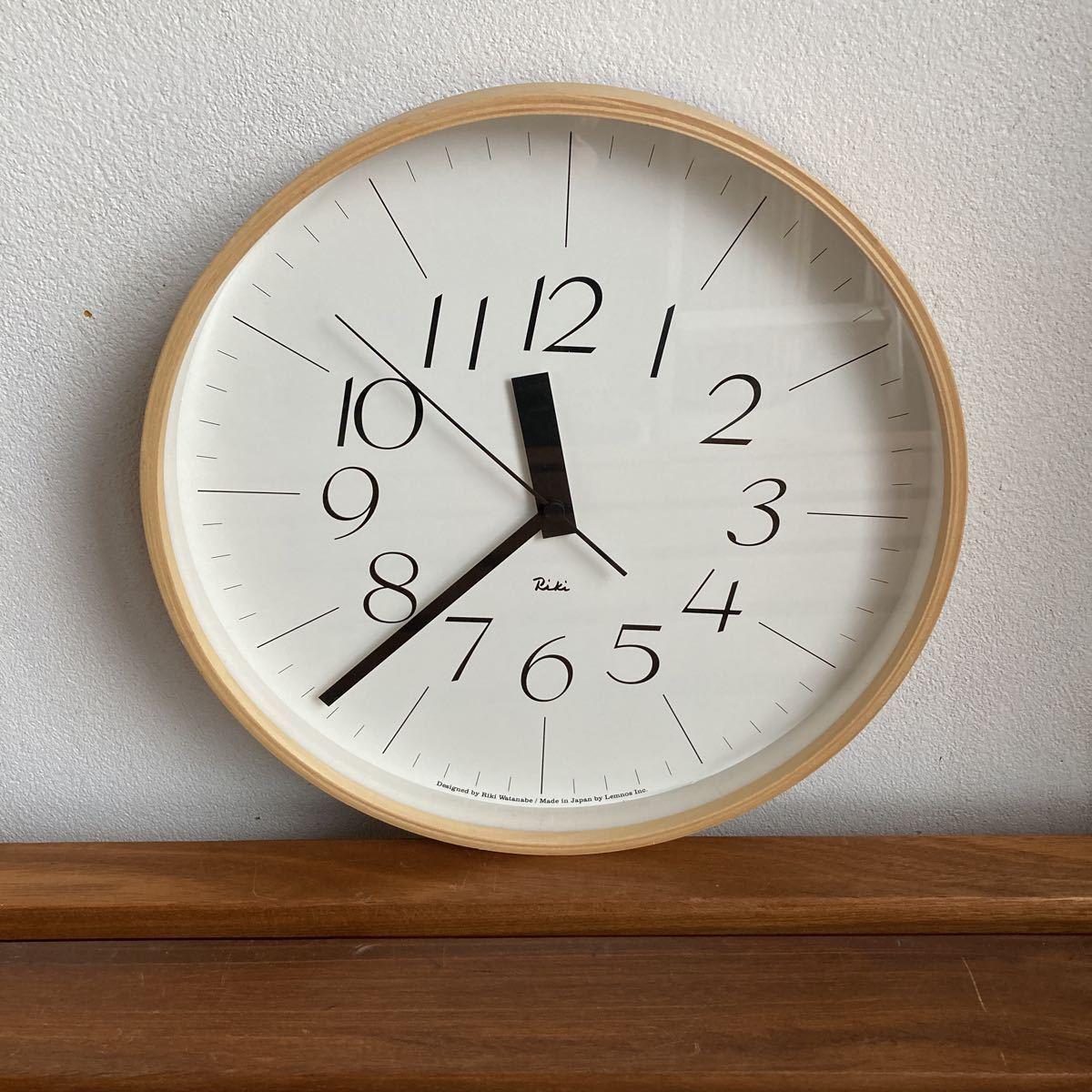 【送料無料】LEMNOS レムノス　リキクロック　日本製　Riki 電波時計　掛け時計