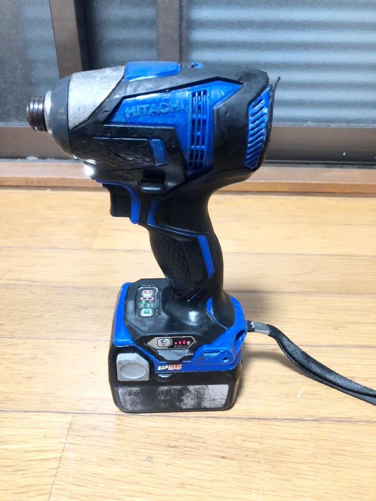 日立 インパクトドライバー 18V WH18DBAL2 3.0Ah中古