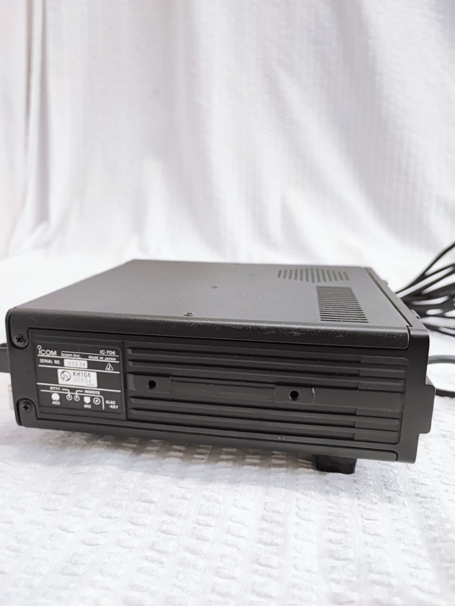 ICOM IC-706 無線機 アイコム HF/VHF TRANSCEIVER トランシーバー 当時