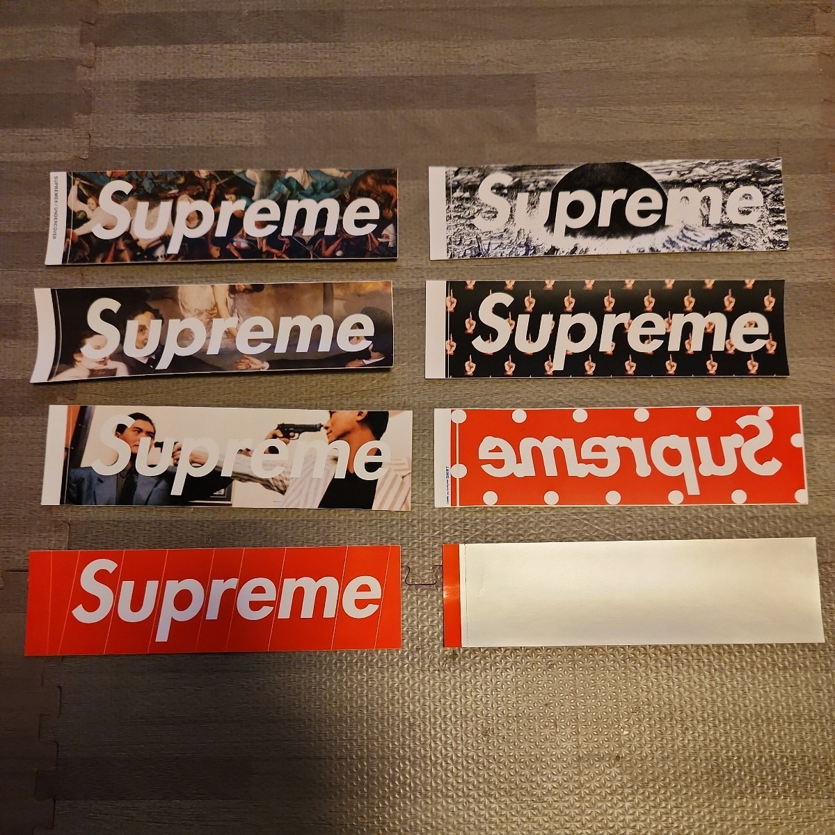 Supreme BOXLOGO ステッカー やや難あり!! 8枚セット ボックスロゴ