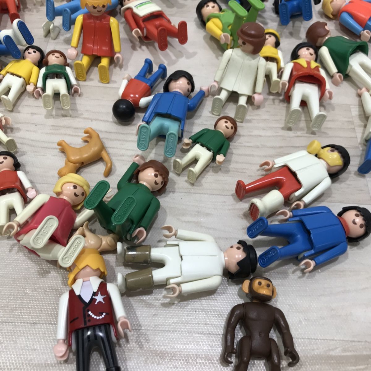 当時物 1970年代 プレイモービル 人形 セット まとめ geobra 昭和