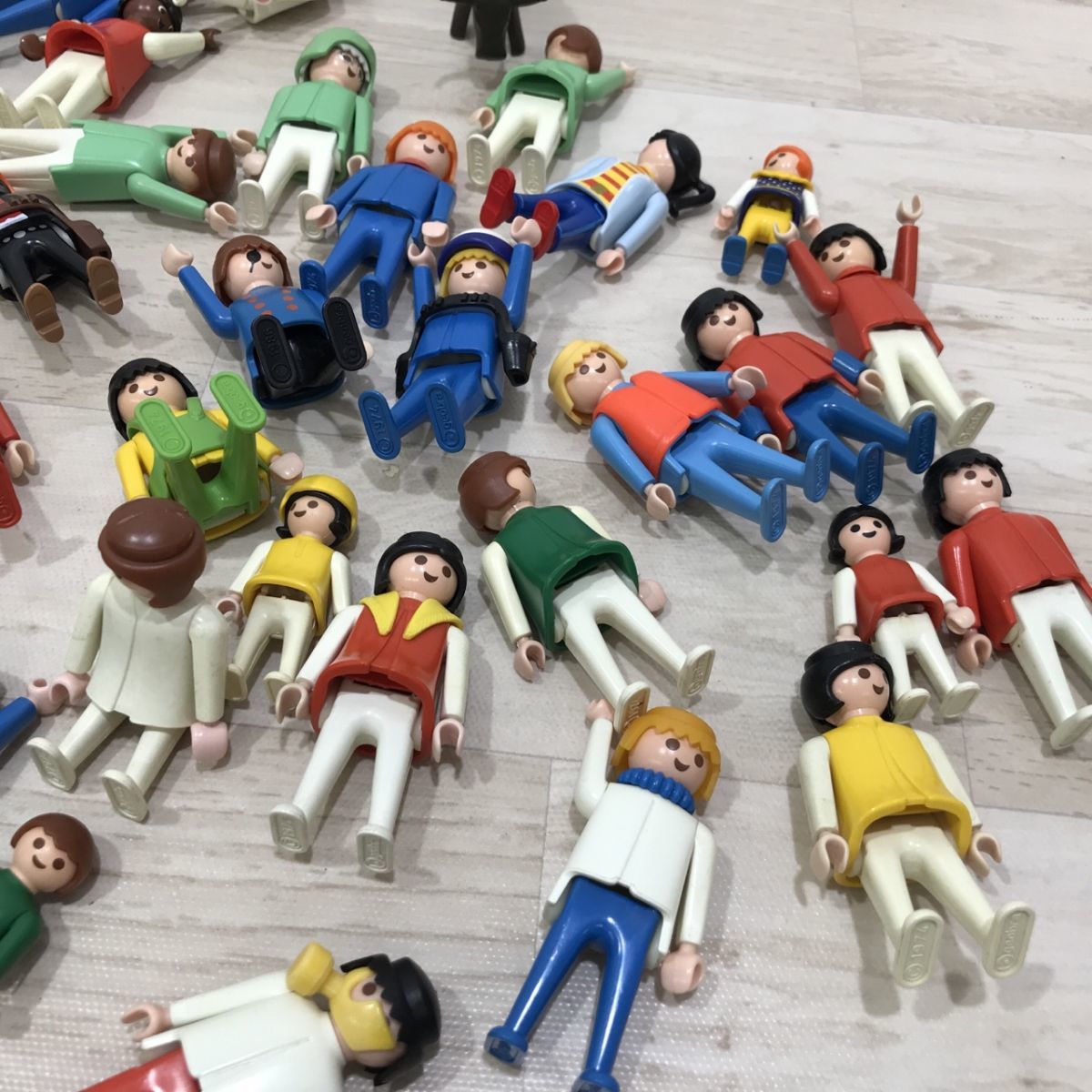 当時物 1970年代 プレイモービル 人形 セット まとめ geobra 昭和
