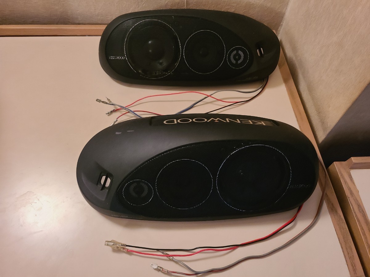 KENWOOD KSC-404 置型スピーカー ロゴライト付き KENWOOD KSC-404