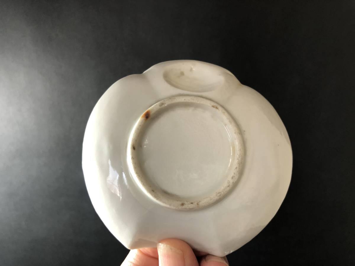 古伊万里 染付 福良雀 ふくら雀 小皿 五客 小皿 手塩皿 豆皿 ふくら雀