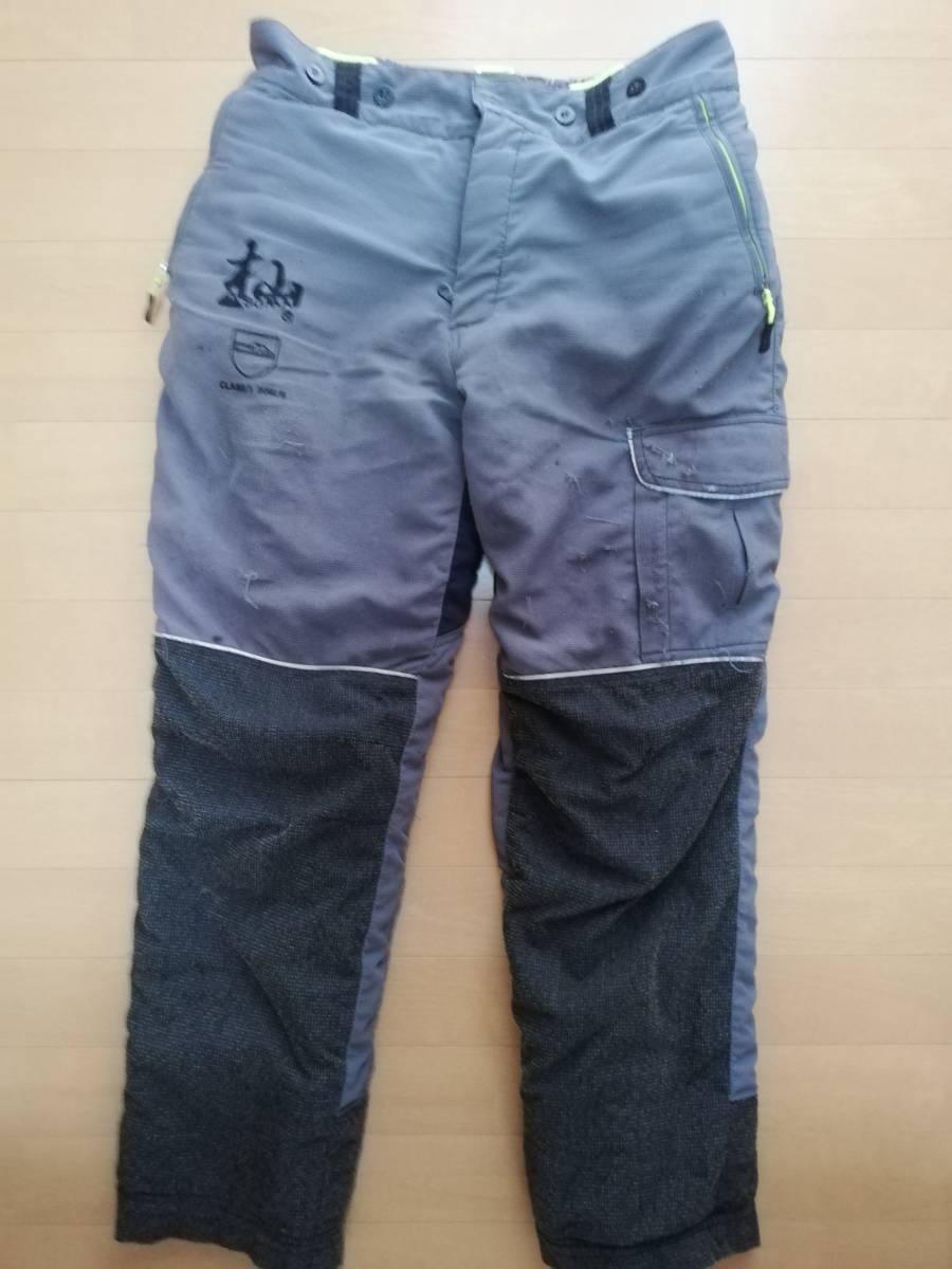 【中古】杣 防護ズボンサマーモデル サイズL T001E-L 【送料無料】