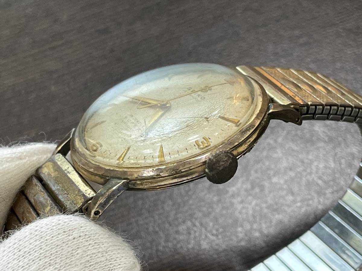 SEIKO NIVAFLEX 手巻き 15石 アンティーク ジャンク ☆【アンティーク 紳士 メンズ 手巻き 腕時計】セイコー スーパー