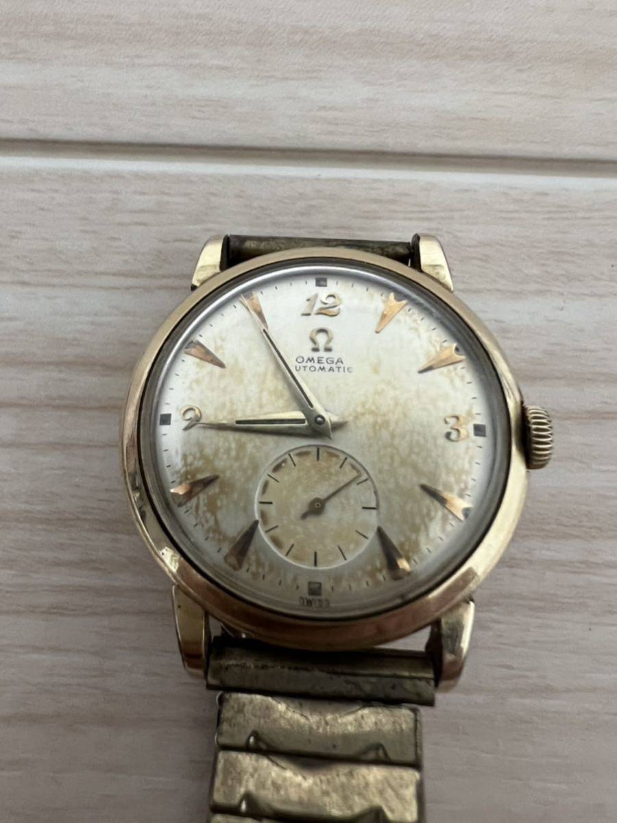 希少 OMEGA オメガ Ref.F6231 Cal.344 ハーフローター式自動巻き 14KGF 